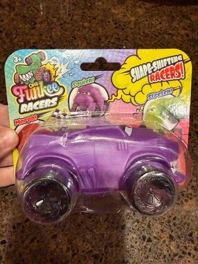 Funkee Racers Shape-Shifting Stretch Car - Purple- squishy hot toy!